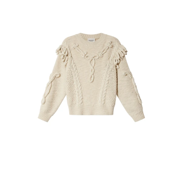 Katria Wool Sweater in Ecru