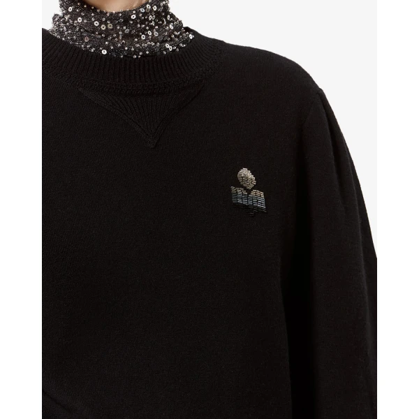 Isabel Marant Kelaya Sweater in Black | Sweaters | Coveti