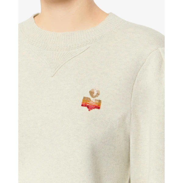 Isabel Marant Kelaya Sweater in Light Gray | Sweaters | Coveti