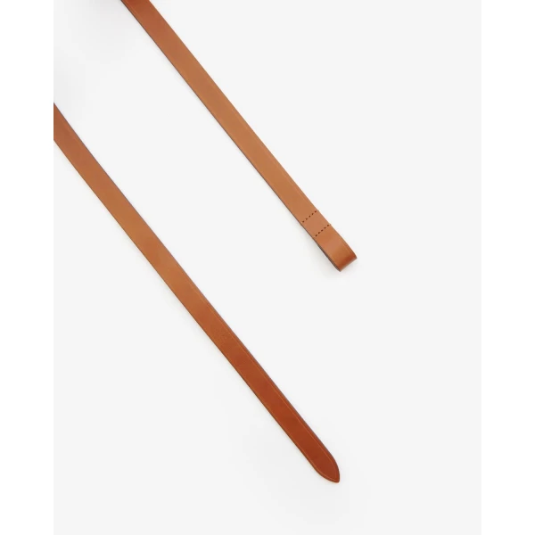 Isabel Marant Kirka Calfskin Leather Belt in Natural | Belts | Coveti