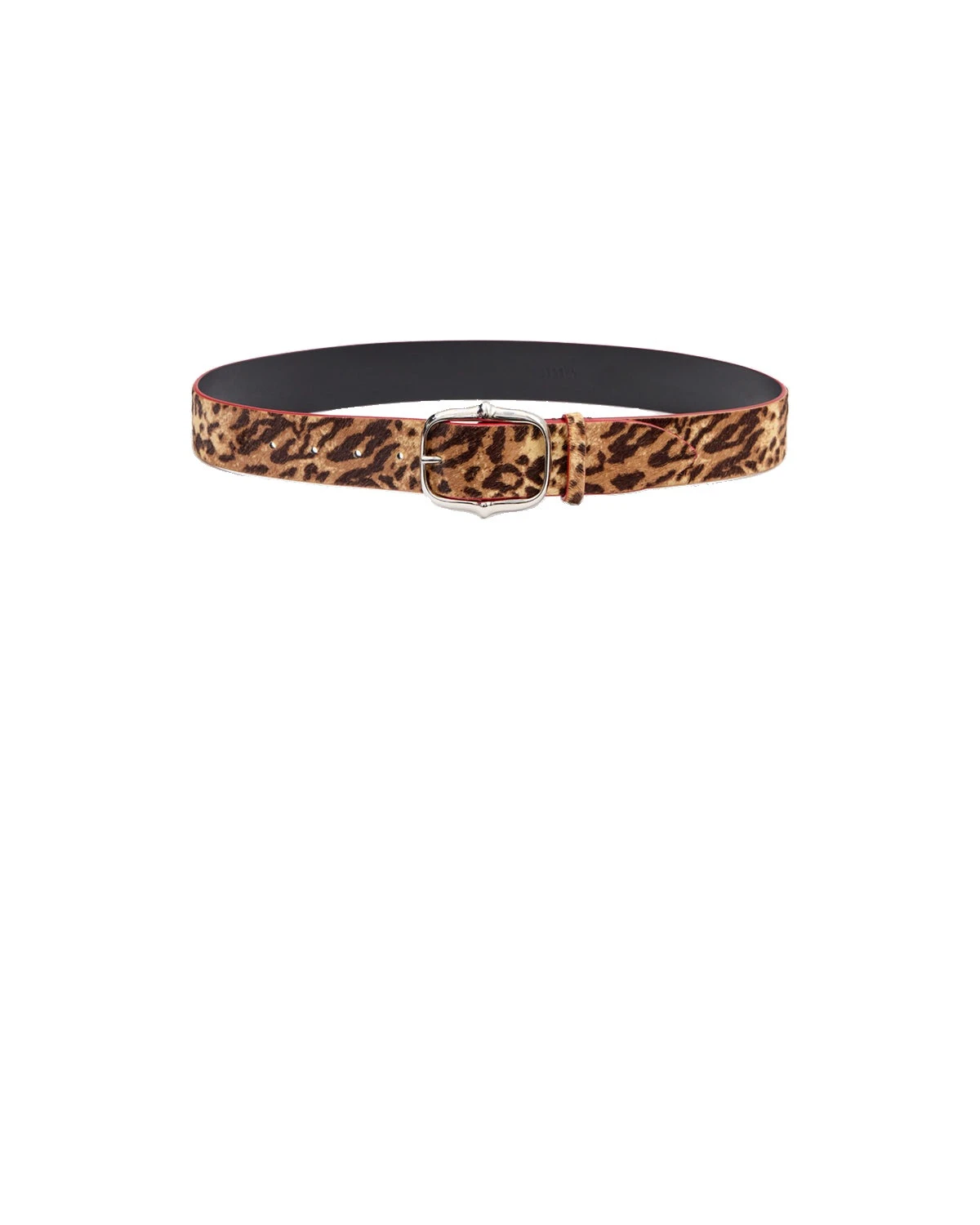 Isabel Marant Lapae Leather Belt in Leopard and Palladium Isabel Marant Lapae Leather Belt in Leopard and Palladium | Women | Coveti