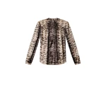Isabel Marant Laraya Silk Blouse in Beige | Women | Coveti