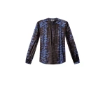 Isabel Marant Laraya Silk Blouse in Midnight | Women | Coveti