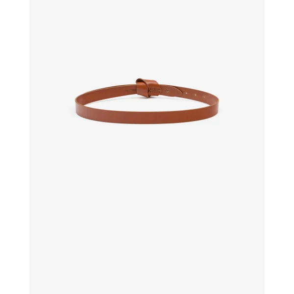 Isabel Marant Lassio Leather Belt in Natural | Belts | Coveti