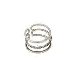 Isabel Marant Lauren Wide Ring in Silver | Women | Coveti