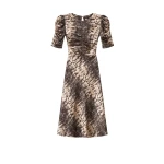 Isabel Marant Lemila Silk Dress in Beige | Women | Coveti