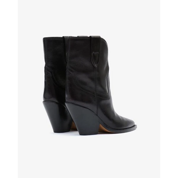Isabel Marant Leyane Ankle Boots in Black | Boots | Coveti