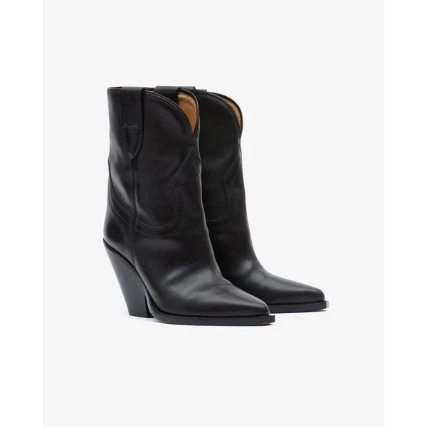 Isabel Marant Leyane Ankle Boots in Black | Boots | Coveti