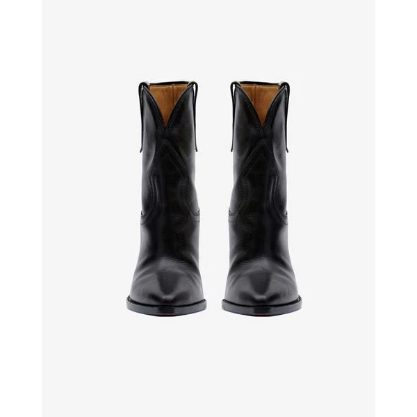Isabel Marant Leyane Ankle Boots in Black | Boots | Coveti