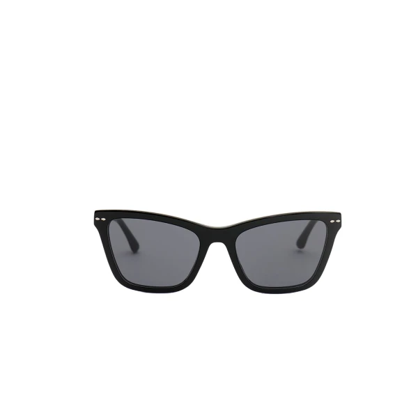 Leyna Sunglasses in Black Palladium and Gray