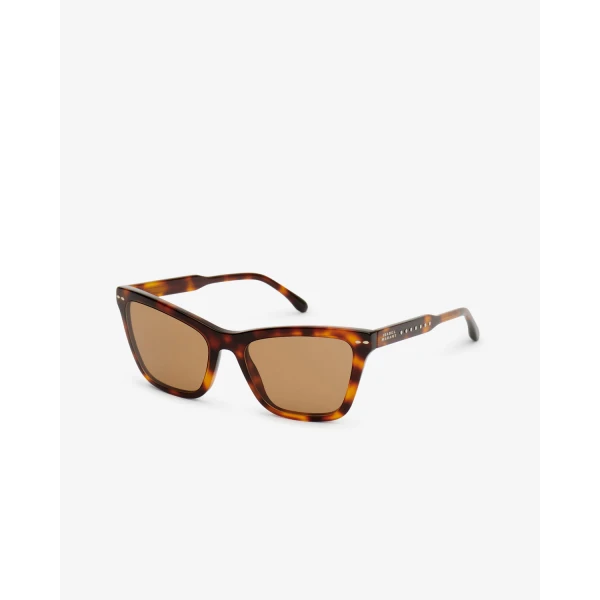Isabel Marant Leyna Sunglasses in Brown Havana and Brown | Sunglasses | Coveti