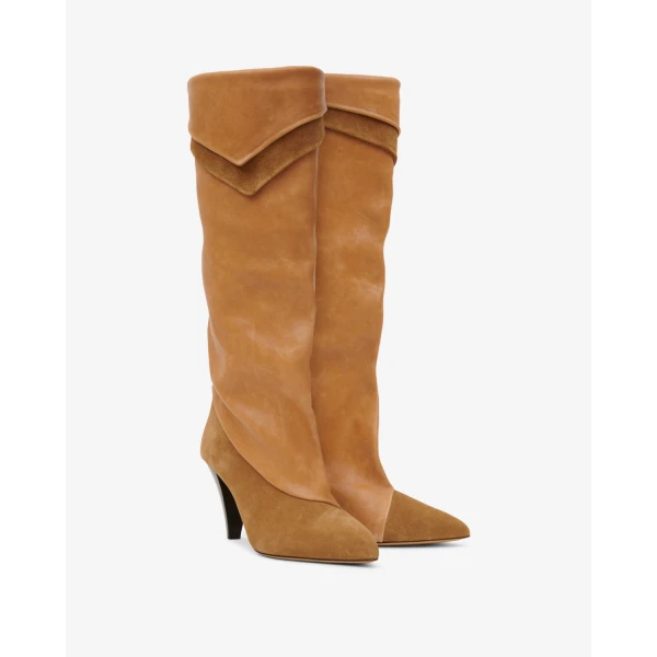 Isabel Marant Lezra Boots in Cognac | Boots | Coveti