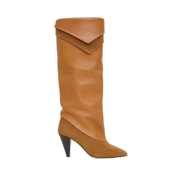 Lezra Boots in Cognac