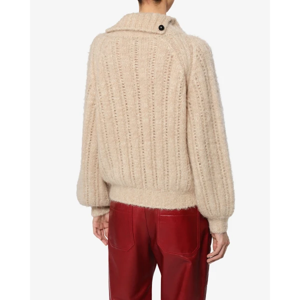 Isabel Marant Lily Alpaca Sweater in Beige | Sweaters | Coveti