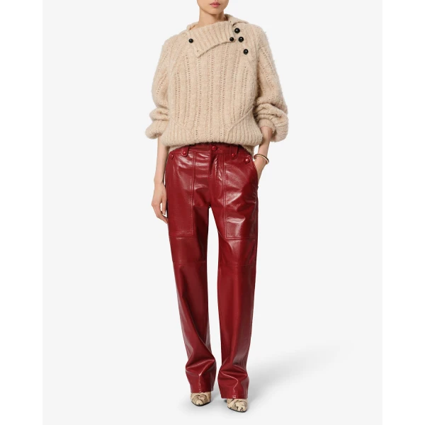 Isabel Marant Lily Alpaca Sweater in Beige | Sweaters | Coveti