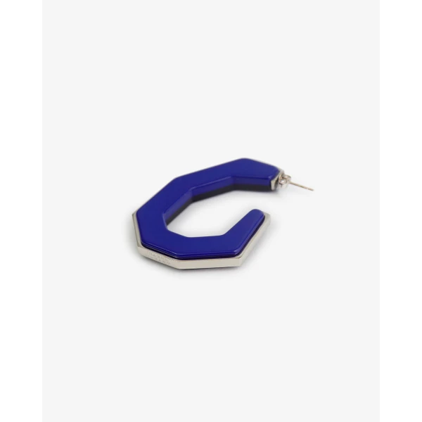 Isabel Marant Liu Earrings in Royal Blue and Silver | Earrings | Coveti