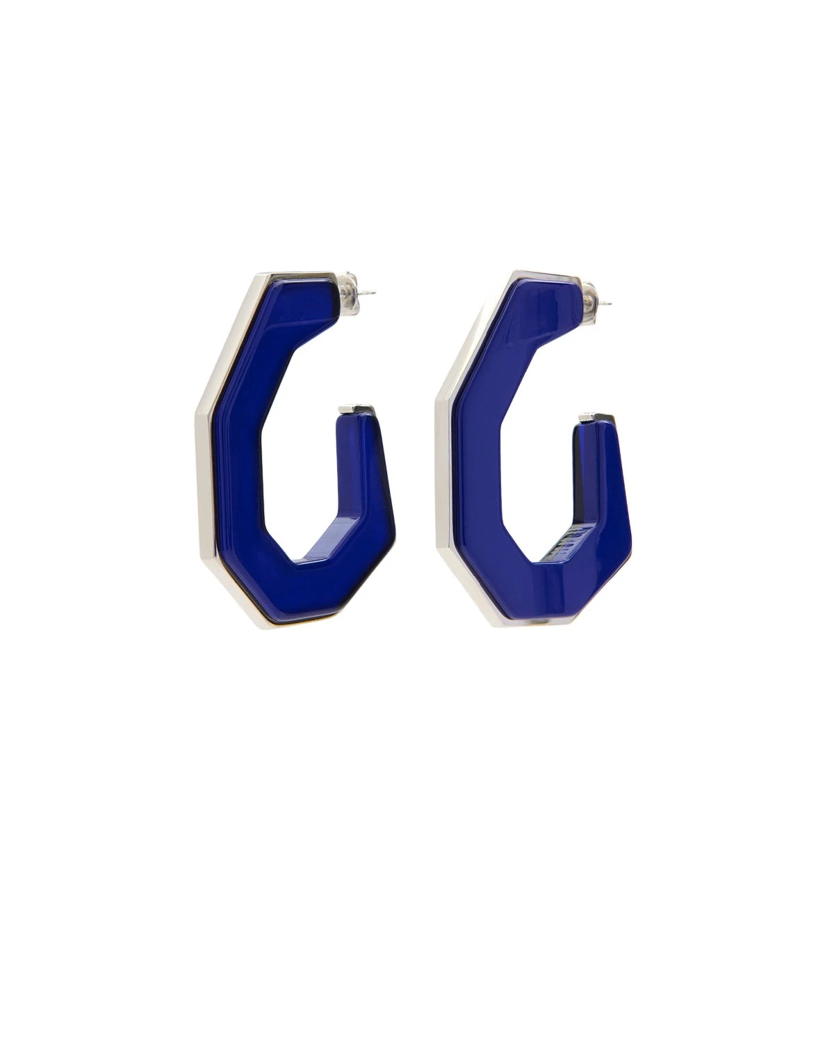 Isabel Marant Liu Earrings in Royal Blue and Silver Isabel Marant Liu Earrings in Royal Blue and Silver | Women | Coveti