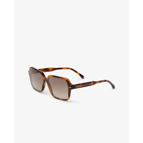 Isabel Marant Loelia Sunglasses in Havana and Brown Shaded | Sunglasses | Coveti