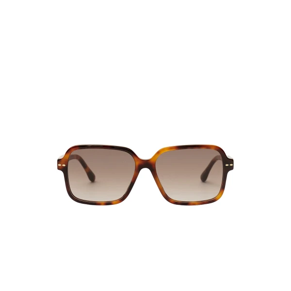 Isabel Marant Loelia Sunglasses in Havana and Brown Shaded | Women | Coveti