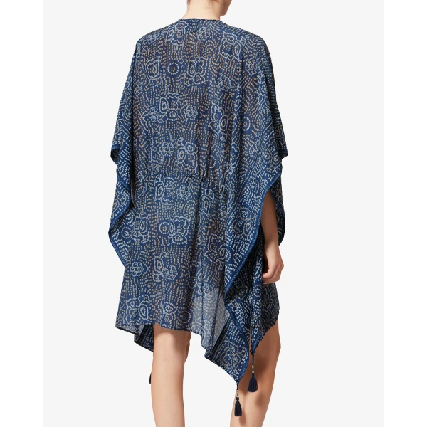 Isabel Marant Loreliz Kaftan in Blue | kaftan | Coveti