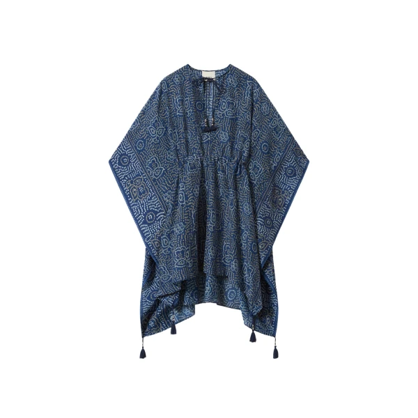 Isabel Marant Loreliz Kaftan in Blue | Women | Coveti
