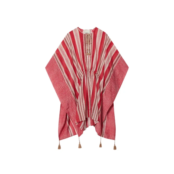 Loreliz Kaftan in Red