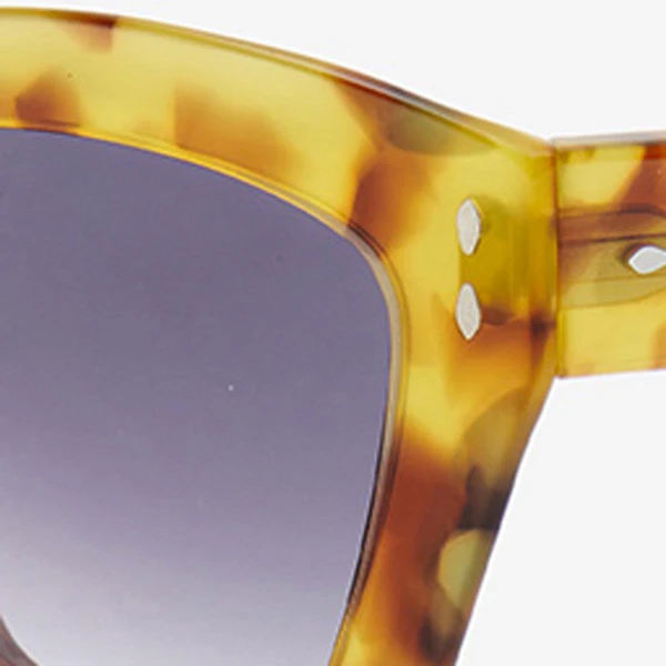Isabel Marant Louny Sunglasses in Havana Honey and Dark Gray | Sunglasses | Coveti