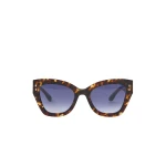Isabel Marant Lounyz Cat-Eye Sunglasses in Havana Brown and Dark Blue Shaded | Women | Coveti