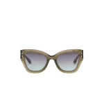 Isabel Marant Lounyz Cat-Eye Sunglasses in Olive Havana and Grey Green Isabel Marant Lounyz Cat-Eye Sunglasses in Olive Havana and Grey Green | Women | Coveti