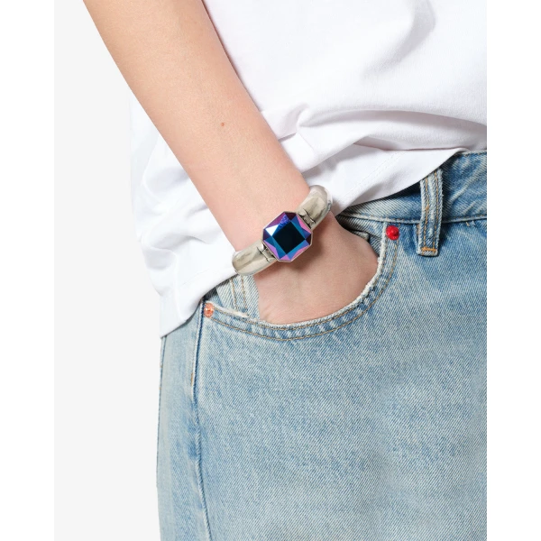 Isabel Marant Luce Bracelet in Electric Blue and Silver | Bracelets | Coveti