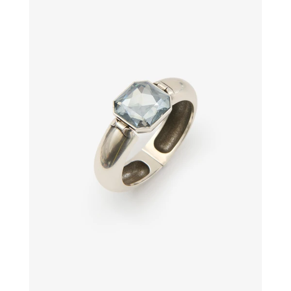 Isabel Marant Luce Bracelet in Light Gray and Silver | Bracelets | Coveti