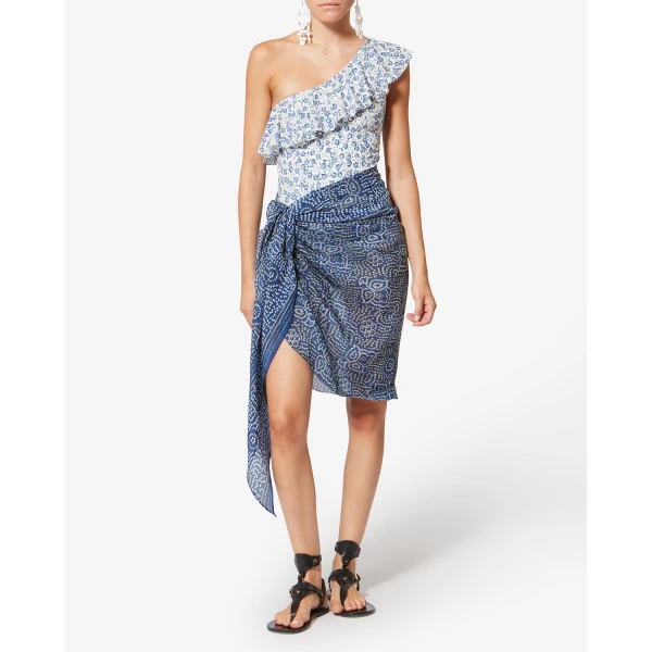 Isabel Marant Lucilia Pareo in Blue | Beachwear | Coveti