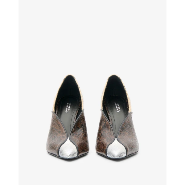 Isabel Marant Luza Pumps in Sahara and Mocha | Heels | Coveti