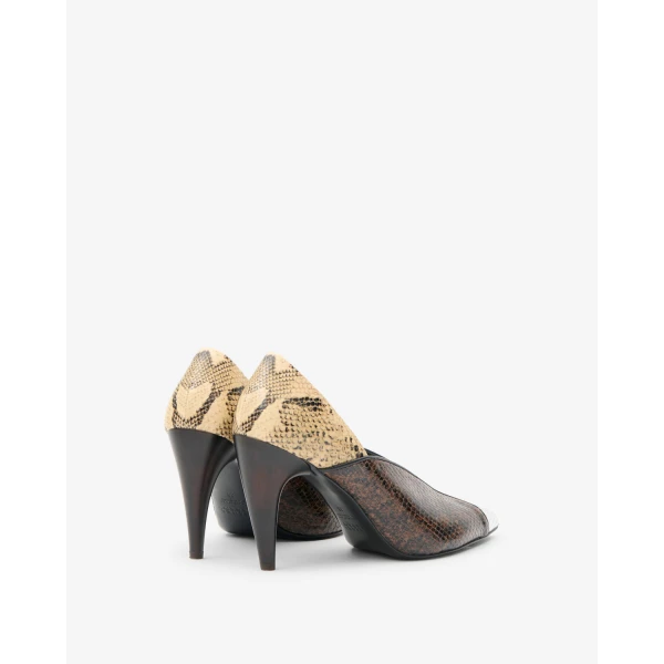 Isabel Marant Luza Pumps in Sahara and Mocha | Heels | Coveti