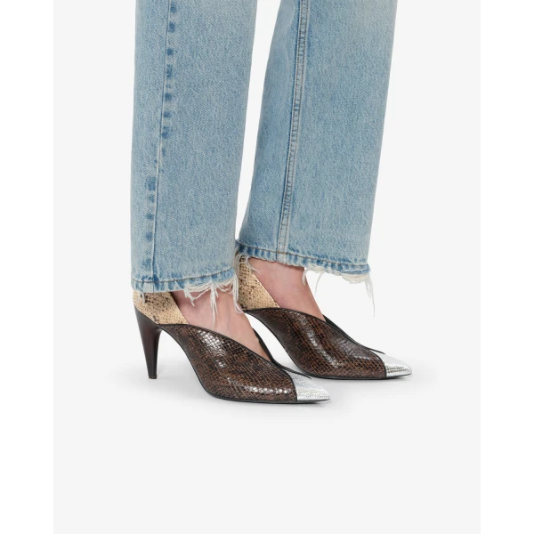 Isabel Marant Luza Pumps in Sahara and Mocha | Heels | Coveti