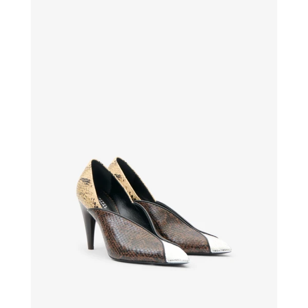 Isabel Marant Luza Pumps in Sahara and Mocha | Heels | Coveti