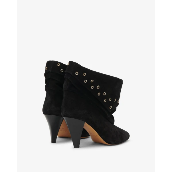 Isabel Marant Lyone Ankle Boots in Black | Boots | Coveti