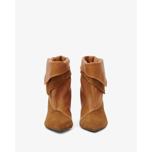 Isabel Marant Lyone Ankle Boots in Cognac | Boots | Coveti