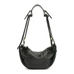 Isabel Marant Maia Medium Bag in Leather, Black | Women | Coveti