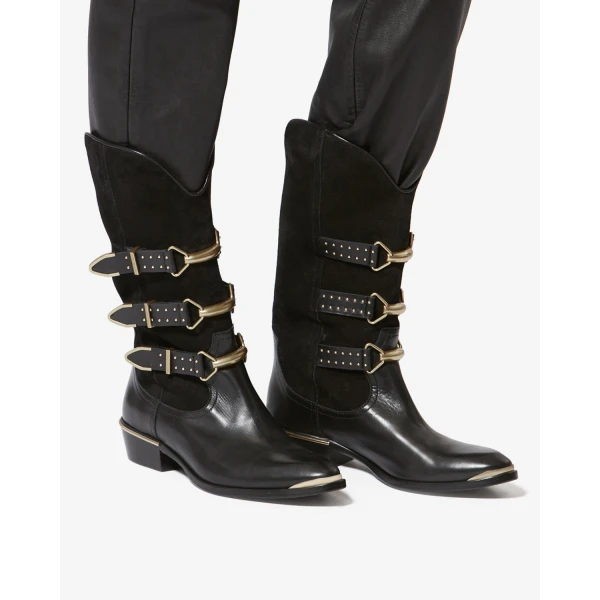 Isabel Marant Mexia Boots in Black | Boots | Coveti