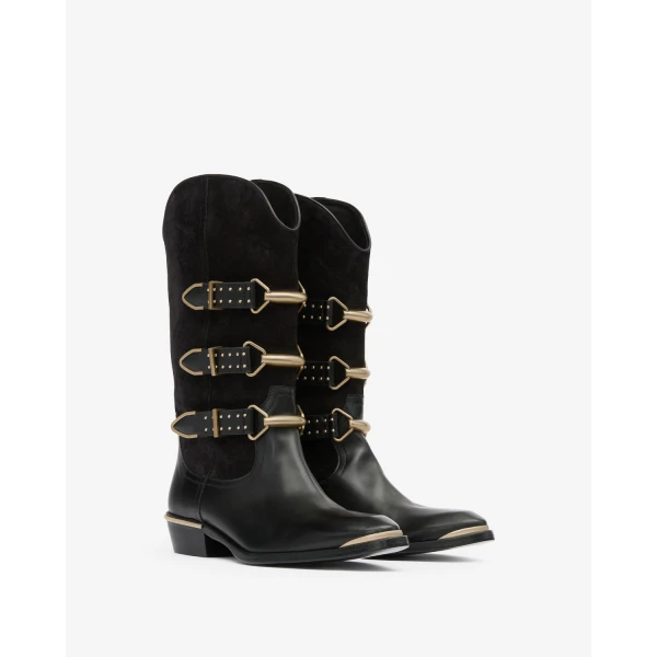 Isabel Marant Mexia Boots in Black | Boots | Coveti