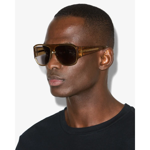 Isabel Marant Mikala Sunglasses in Ochre and Grey | Sunglasses | Coveti