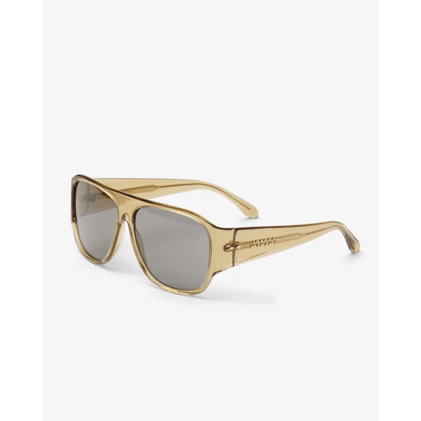 Isabel Marant Mikala Sunglasses in Ochre and Grey | Sunglasses | Coveti