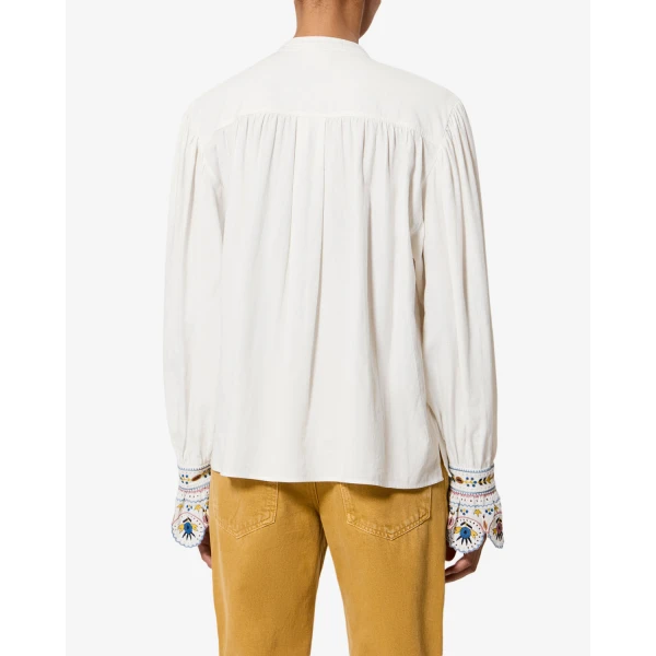 Isabel Marant Monique Blouse in Ecru | Blouse | Coveti