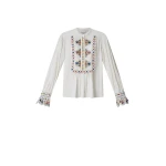 Isabel Marant Monique Blouse in Ecru | Women | Coveti