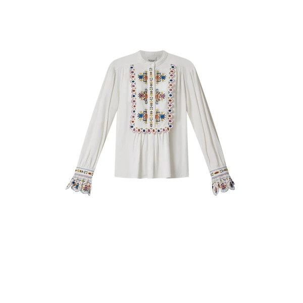 Monique Blouse in Ecru