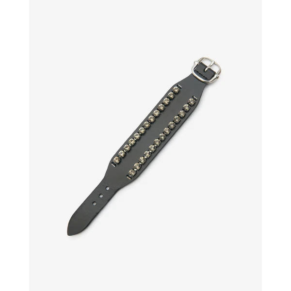 Isabel Marant Morea Bracelet in Black and Palladium | Bracelets | Coveti