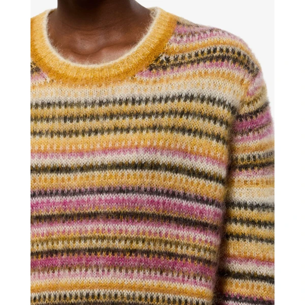 Isabel Marant Morine Mohair Sweater in Mustard | Sweaters | Coveti