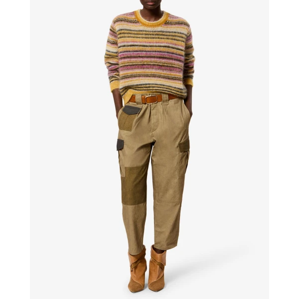 Isabel Marant Morine Mohair Sweater in Mustard | Sweaters | Coveti