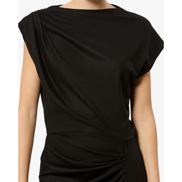 Isabel Marant Naerys Dress in Black | Maxi Dresses | Coveti